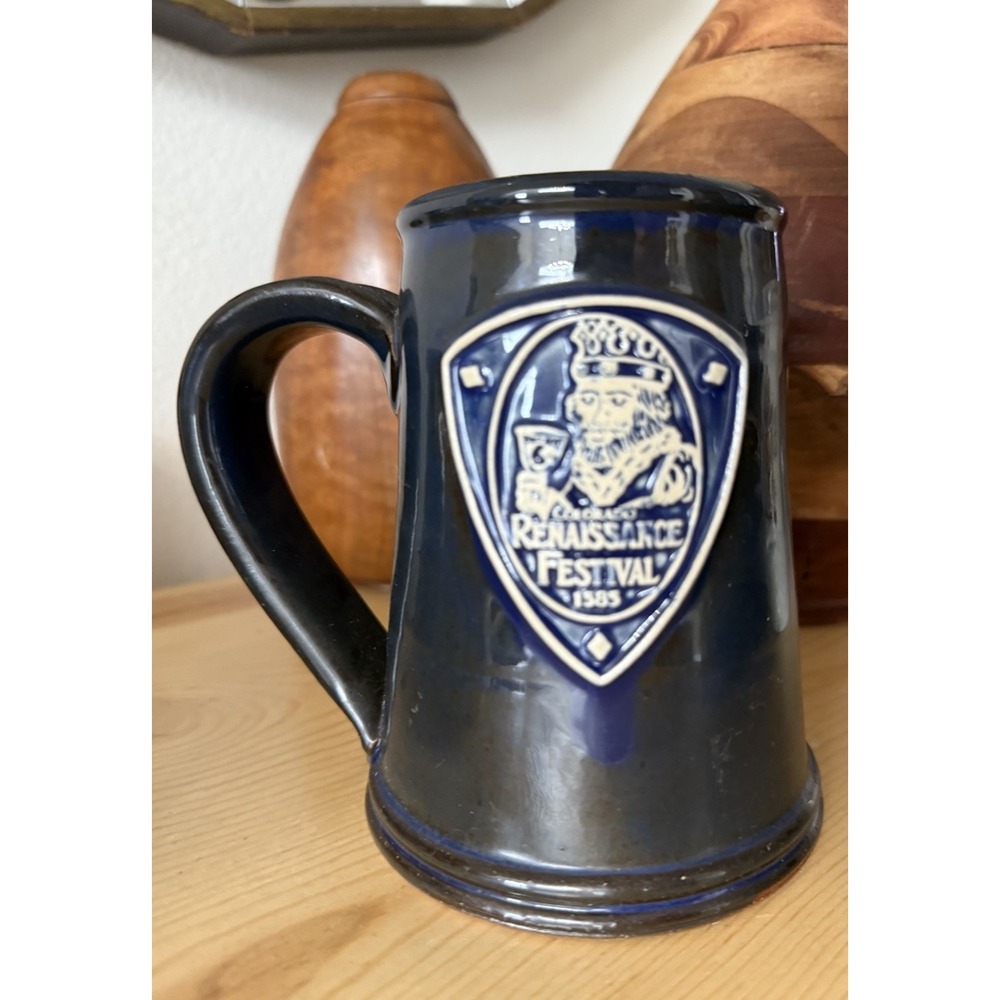 "Colorado Renaissance Festival 1585" Beer Mug Deneen Pottery Stamp Grandpa Chic